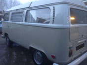 Biege Camper van